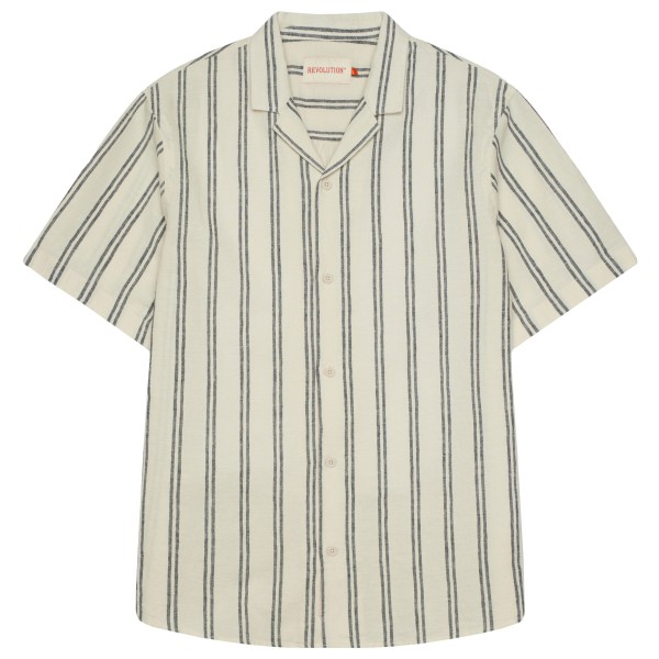 Revolution - Short-Sleeved Cuban Cotton Linen Shirt - Hemd Gr M beige Revolution - Short-Sleeved Cuban Cotton Linen Shirt - Hemd Gr M beige von Revolution