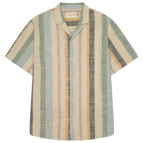 Revolution - Short-Sleeved Cuban Cotton Shirt - Hemd Gr XXL beige Revolution - Short-Sleeved Cuban Cotton Shirt - Hemd Gr XXL beige von Revolution