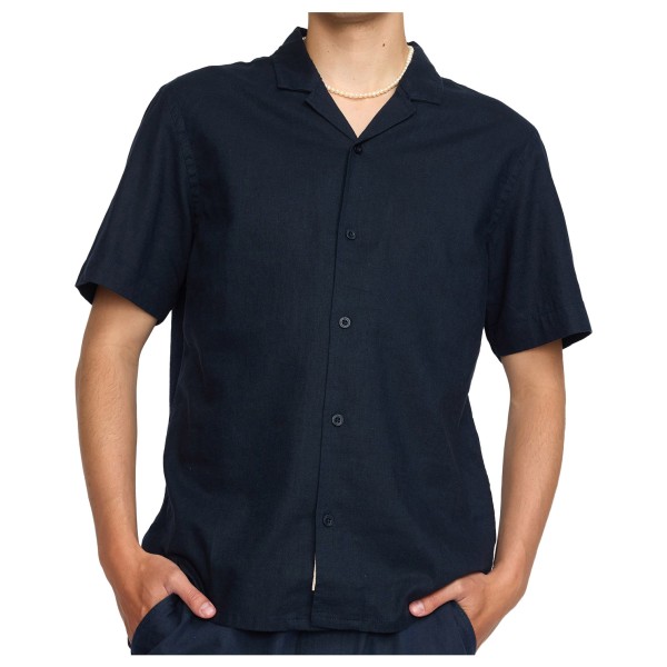 Revolution - Short-Sleeved Cuban Linen Shirt - Hemd Gr M blau Revolution - Short-Sleeved Cuban Linen Shirt - Hemd Gr M blau von Revolution
