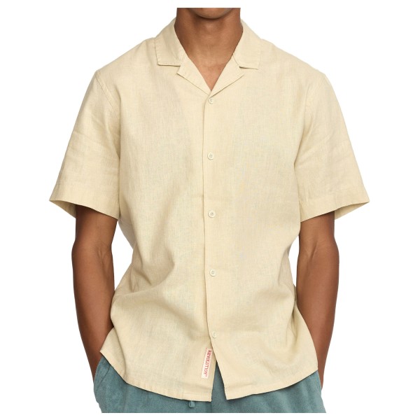 Revolution - Short-Sleeved Cuban Linen Shirt - Hemd Gr S beige Revolution - Short-Sleeved Cuban Linen Shirt - Hemd Gr S beige von Revolution