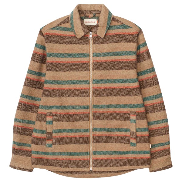 Revolution - Zipped Overshirt - Hemd Gr M braun/beige Revolution - Zipped Overshirt - Hemd Gr M braun/beige von Revolution