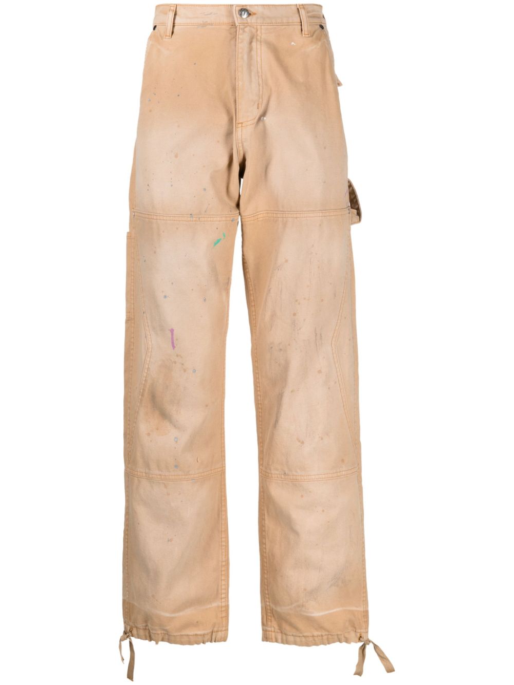 RHUDE Chevron painter pants - Brown von RHUDE