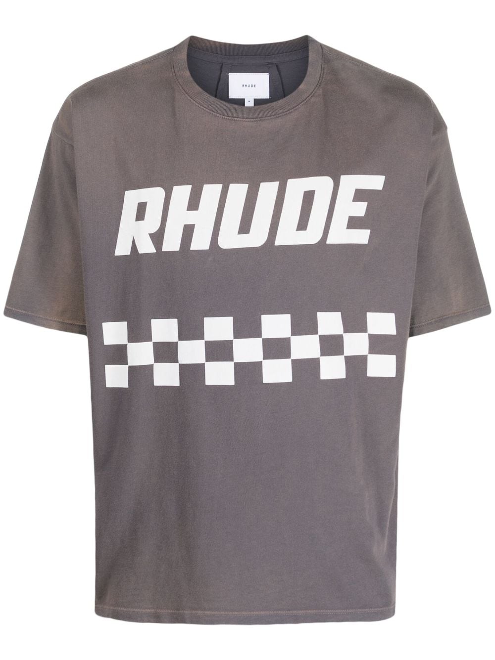 RHUDE Off Road cotton T-shirt - Grey von RHUDE