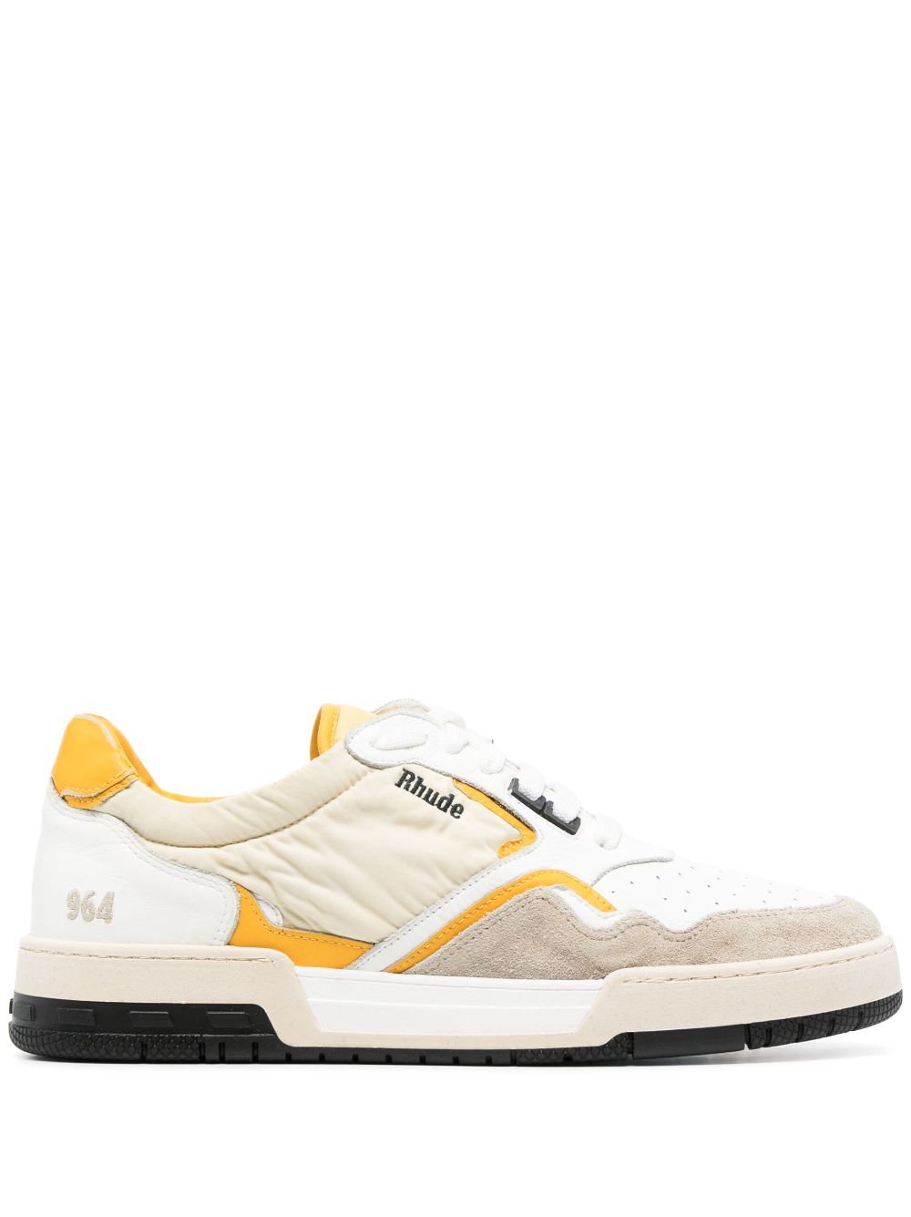 RHUDE Racing low-top sneakers - White von RHUDE