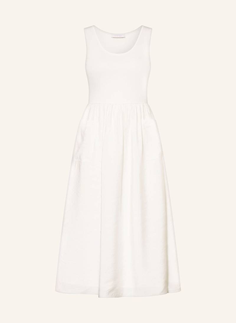 Rich & Royal Kleid Im Materialmix weiss von Rich & Royal