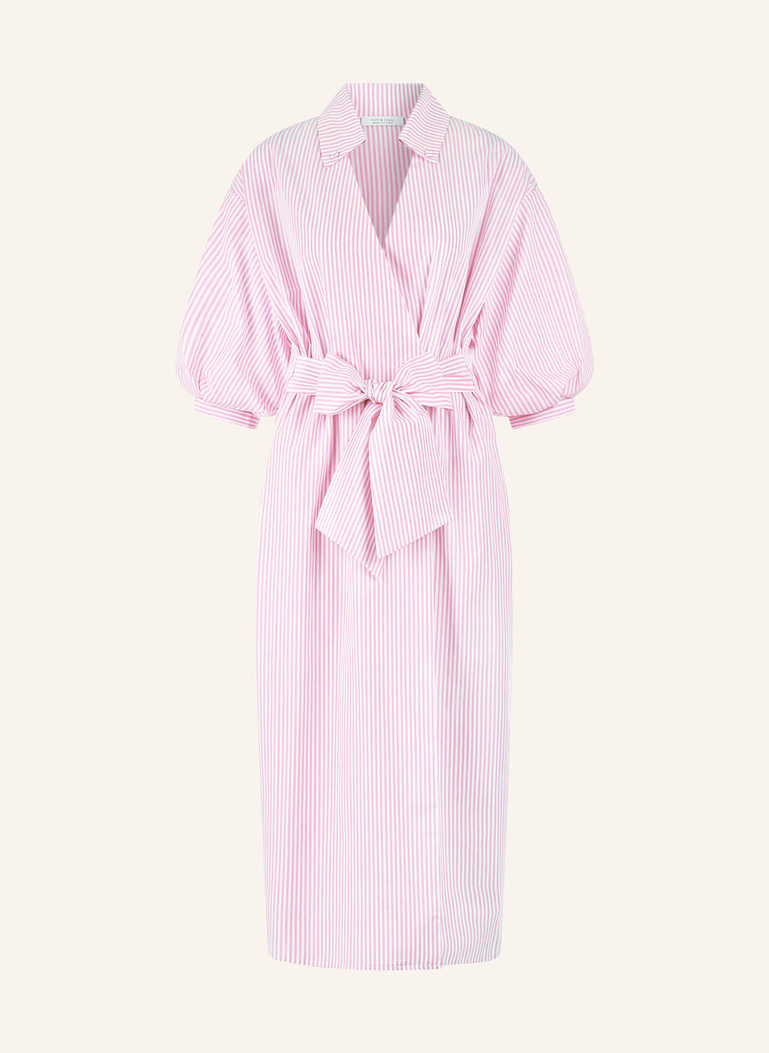 Rich & Royal Kleid In Wickeloptik rosa von Rich & Royal