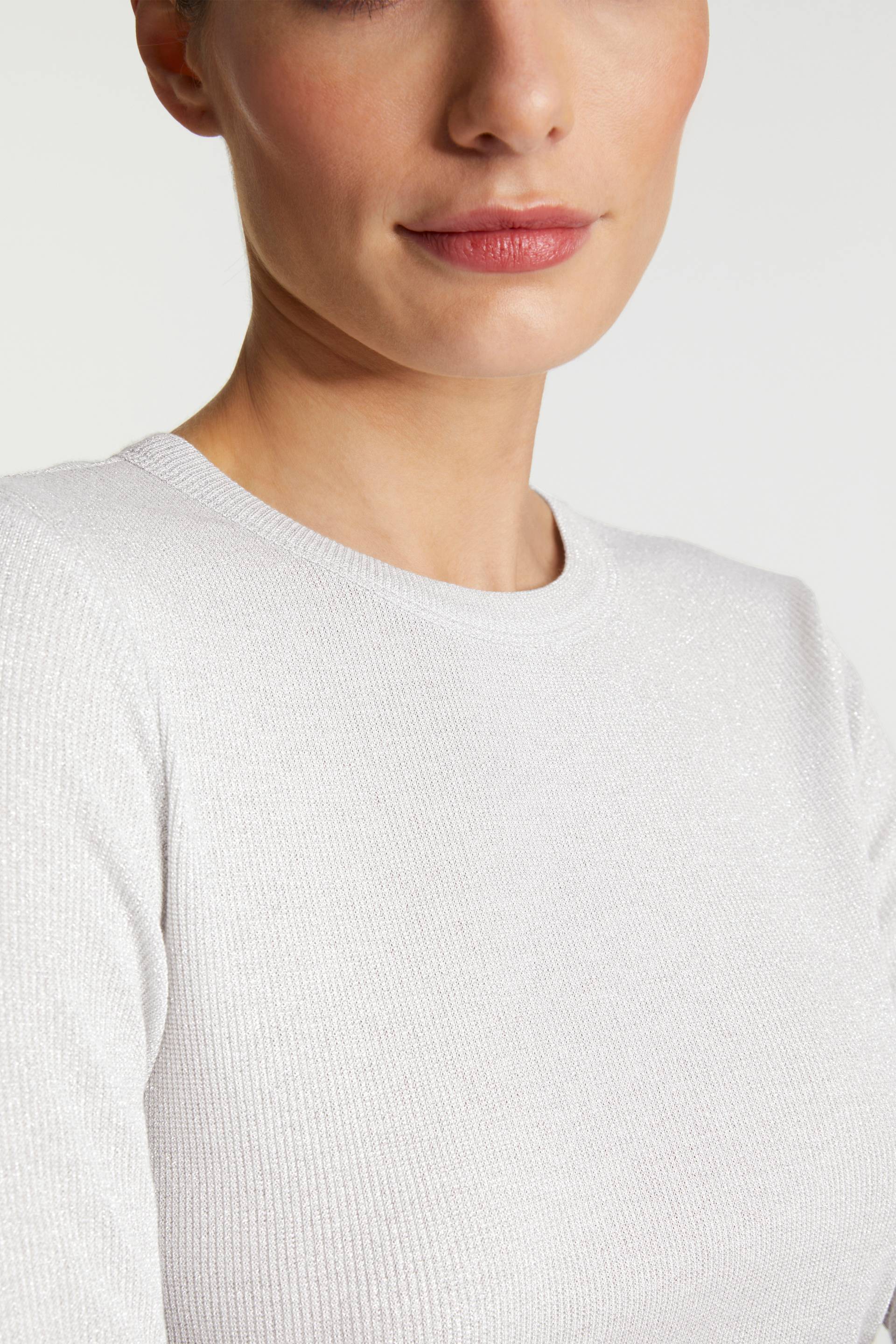 RICHROYAL Longsleeve, aus glitzerndem Lurex RICHROYAL Longsleeve, aus glitzerndem Lurex von RICHROYAL