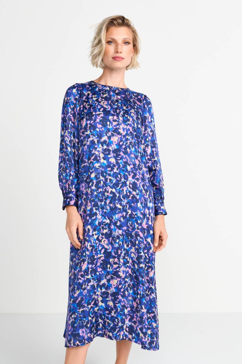 RICHROYAL Midikleid, mit künstlerischem Colour-Leo-Print von RICHROYAL