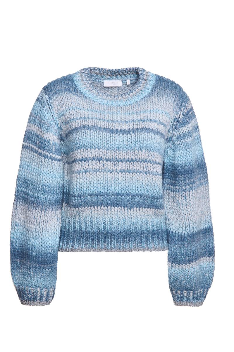 RICHROYAL Rundhalspullover »Fitted space dye pullover«, aus multifarbenem Garn, Rundhals, breiter Bund von RICHROYAL