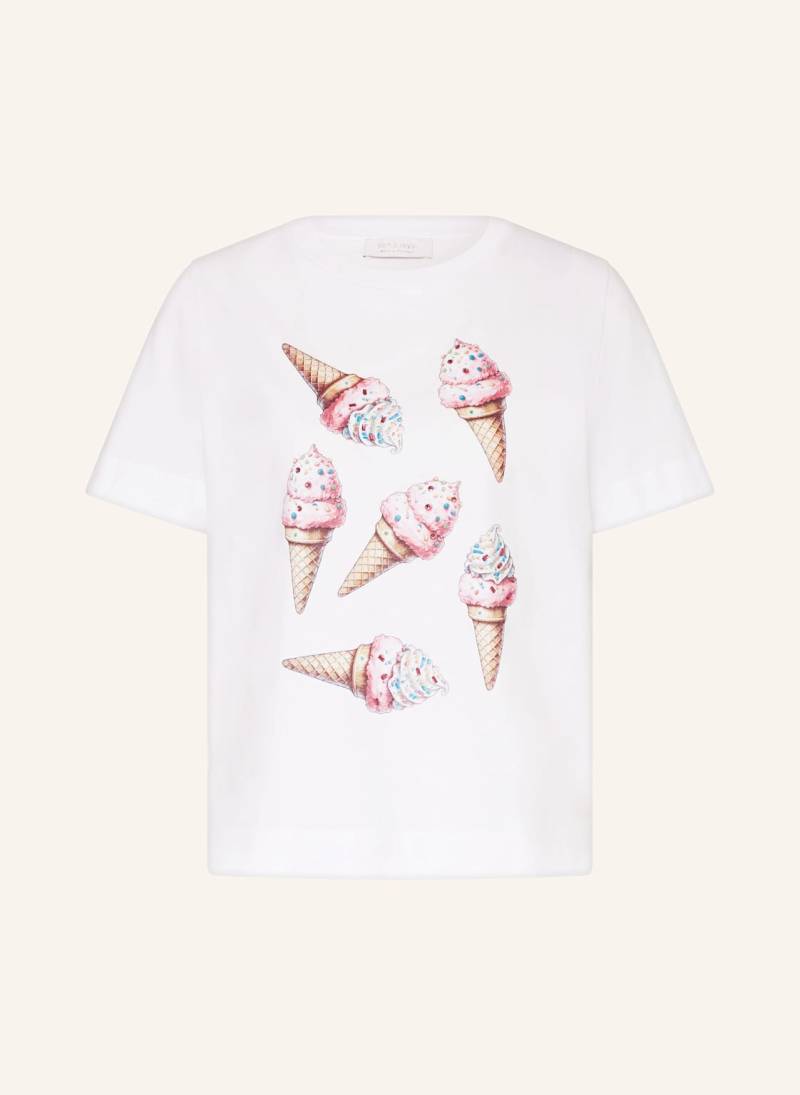 Rich & Royal T-Shirt Mit Schmucksteinen weiss von Rich & Royal