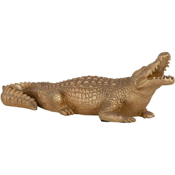 Deko-Objekt Crocodile gold klein von Richmond Interiors