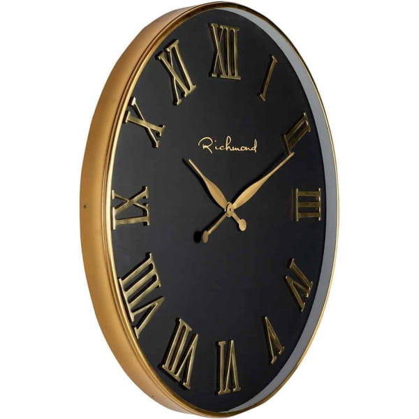 Wanduhr Deonne gold rund von Richmond Interiors