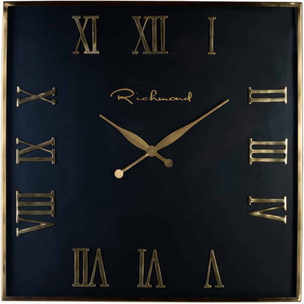 Wanduhr Derial schwarz gold von Richmond Interiors