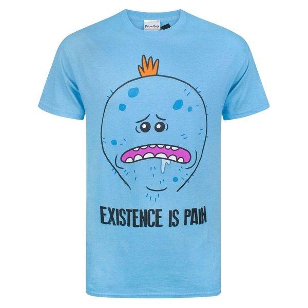 Meeseeks Existence Is Pain Tshirt Herren Blau L von Rick And Morty