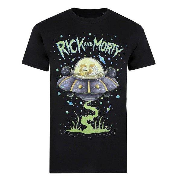 Tshirt Herren Schwarz L von Rick And Morty