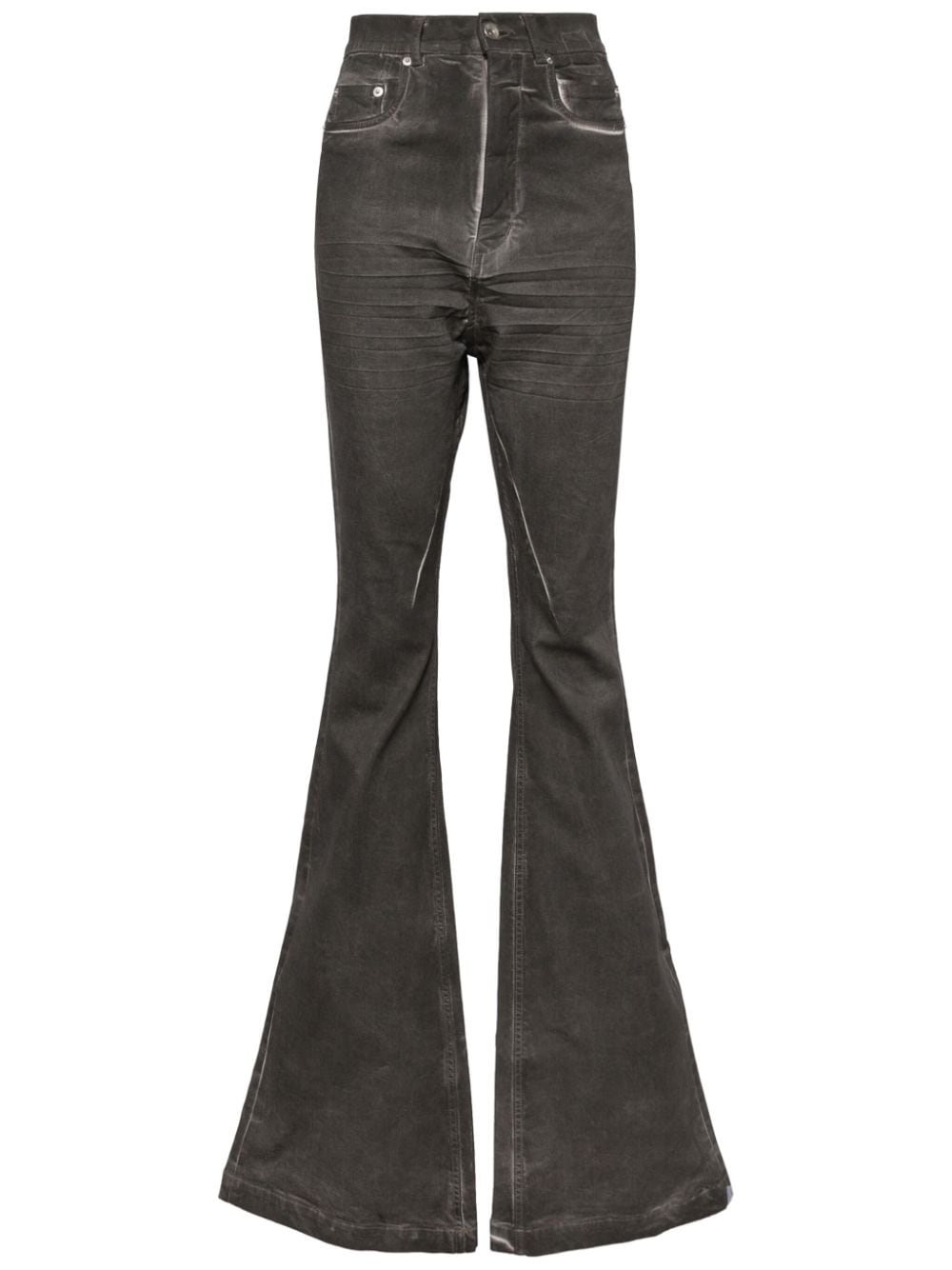 Rick Owens DRKSHDW Bolan high-rise bootcut jeans - Grey von Rick Owens DRKSHDW