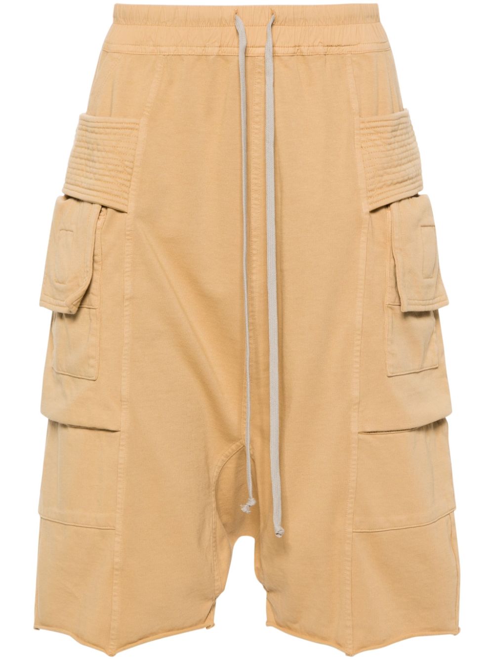 Rick Owens DRKSHDW Creatch Pods drop-crotch shorts - Yellow von Rick Owens DRKSHDW