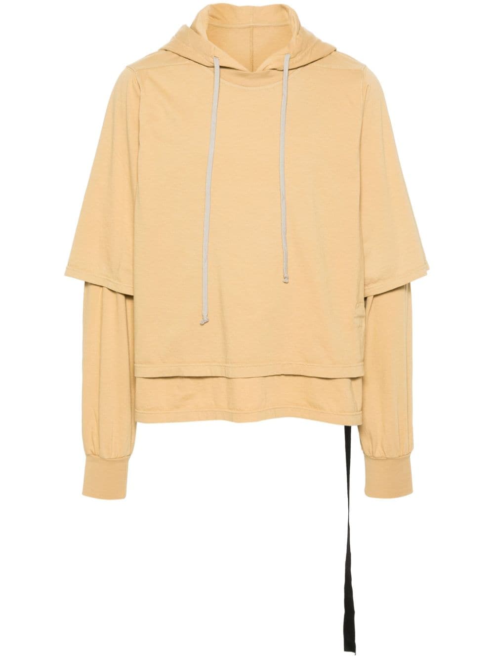 Rick Owens DRKSHDW Hustler cotton hoodie - Yellow von Rick Owens DRKSHDW