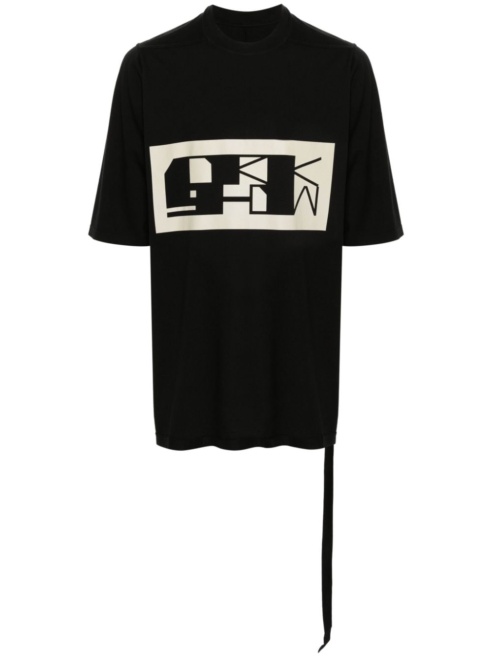 Rick Owens DRKSHDW Jumbo logo-print T-shirt - Black von Rick Owens DRKSHDW