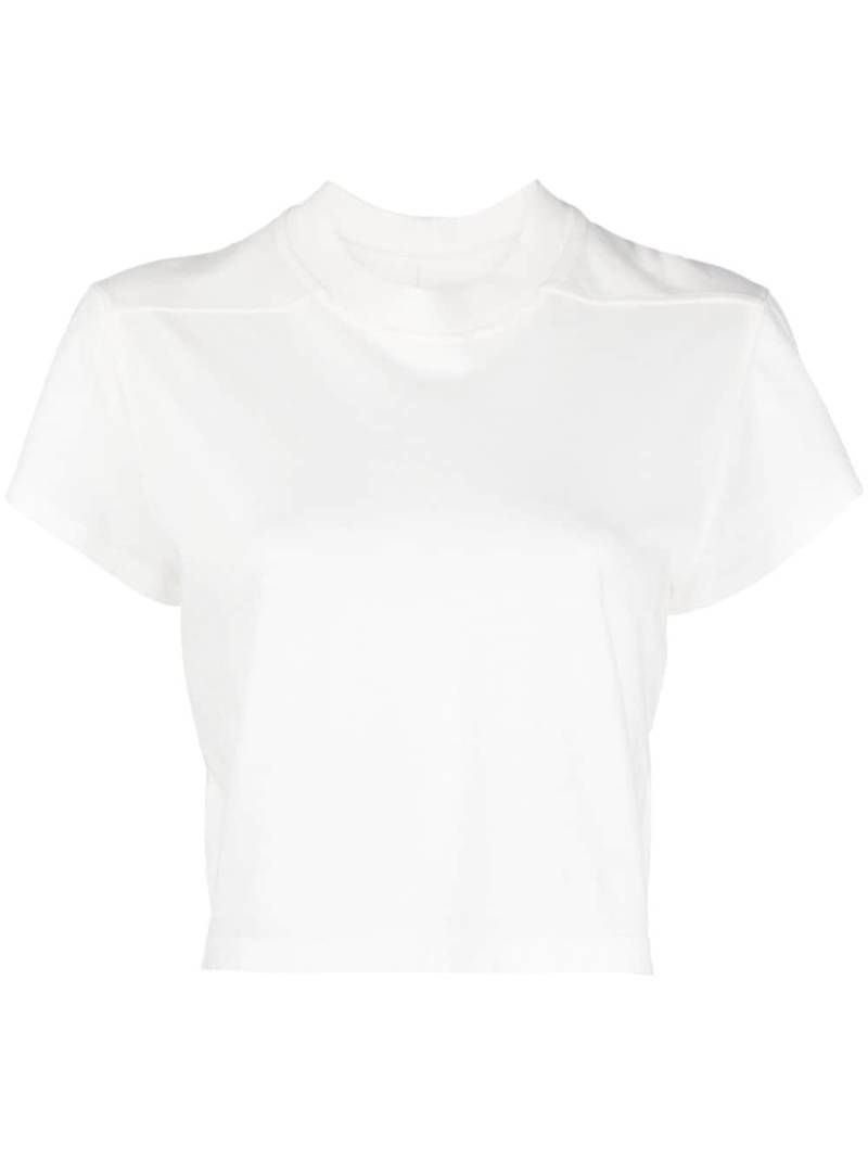 Rick Owens DRKSHDW Level cotton cropped T-shirt - White von Rick Owens DRKSHDW