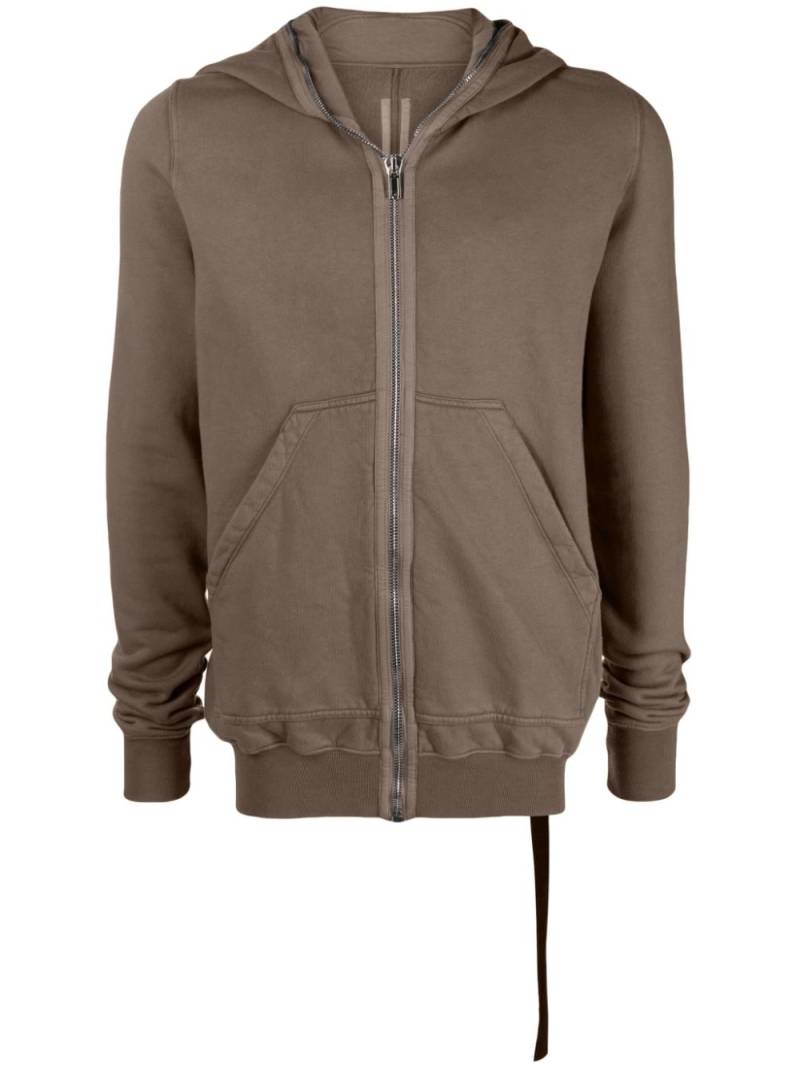 Rick Owens DRKSHDW Luxor Gimp zip-up cotton hoodie - Brown von Rick Owens DRKSHDW