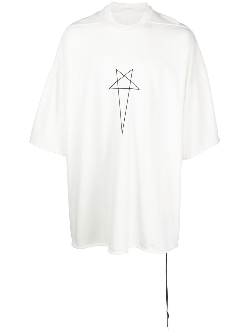 Rick Owens DRKSHDW Pentagram cotton T-shirt - White von Rick Owens DRKSHDW