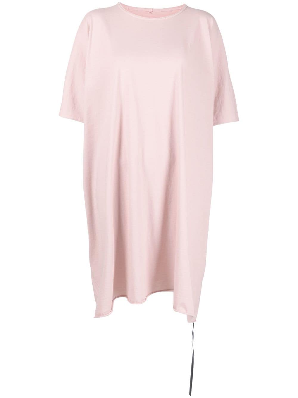 Rick Owens DRKSHDW asymmetric T-shirt dress - Pink von Rick Owens DRKSHDW