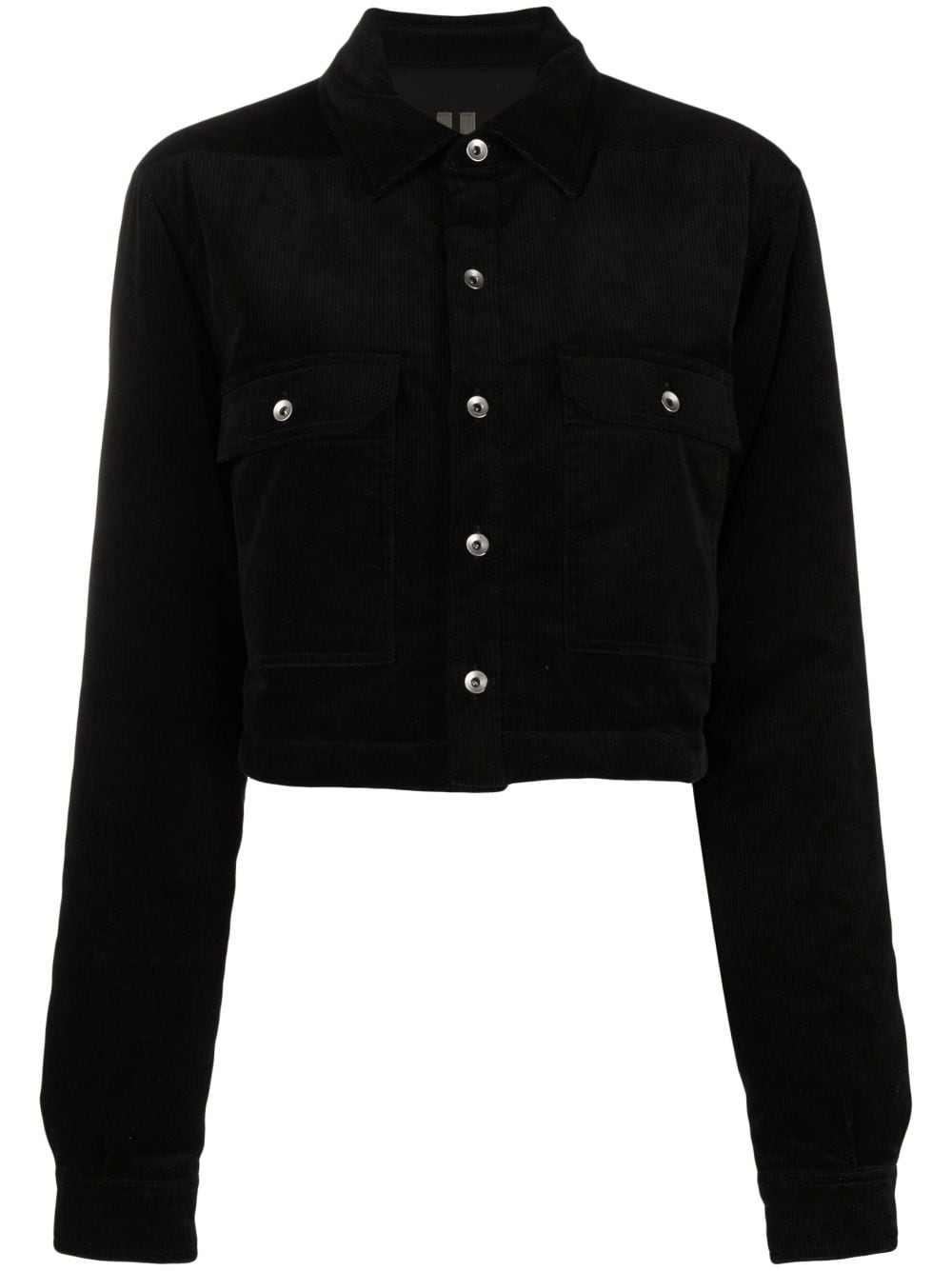 Rick Owens DRKSHDW corduroy cropped jacket - Black von Rick Owens DRKSHDW