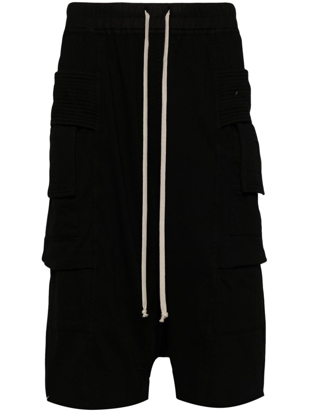 Rick Owens DRKSHDW cotton cargo shorts - Black von Rick Owens DRKSHDW