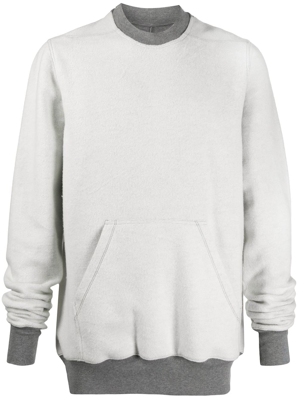 Rick Owens DRKSHDW crew neck cotton sweatshirt - Grey von Rick Owens DRKSHDW