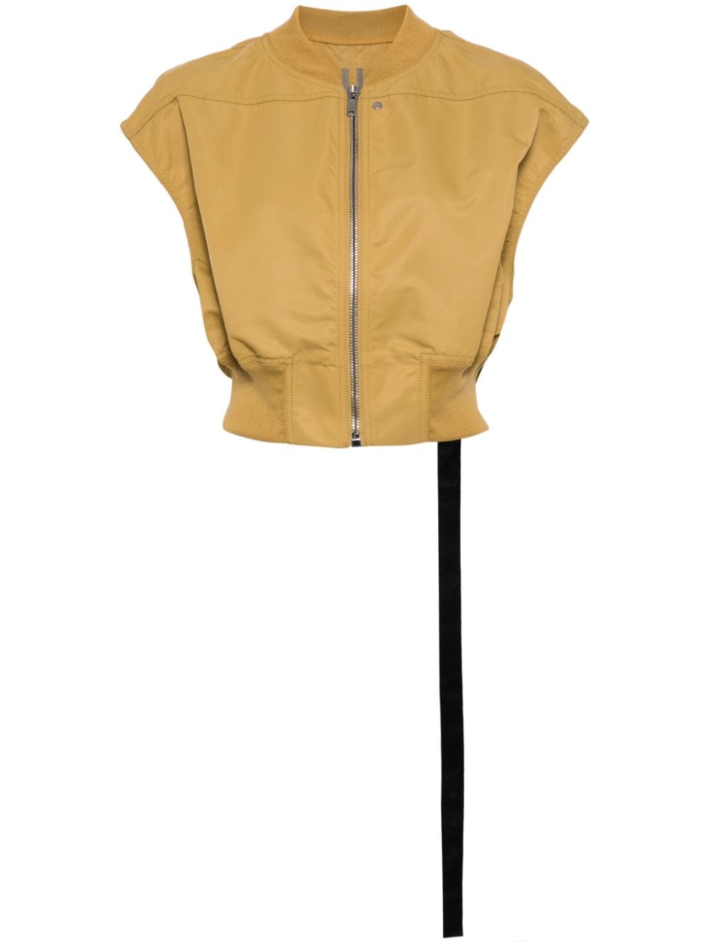 Rick Owens DRKSHDW cropped baseball collar jacket - Yellow von Rick Owens DRKSHDW