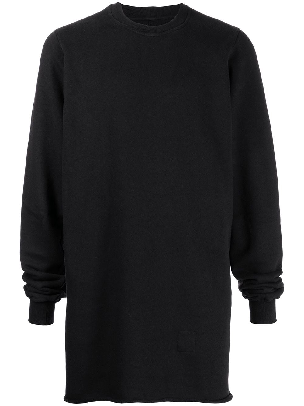 Rick Owens DRKSHDW cut-out cotton sweatshirt - Black von Rick Owens DRKSHDW