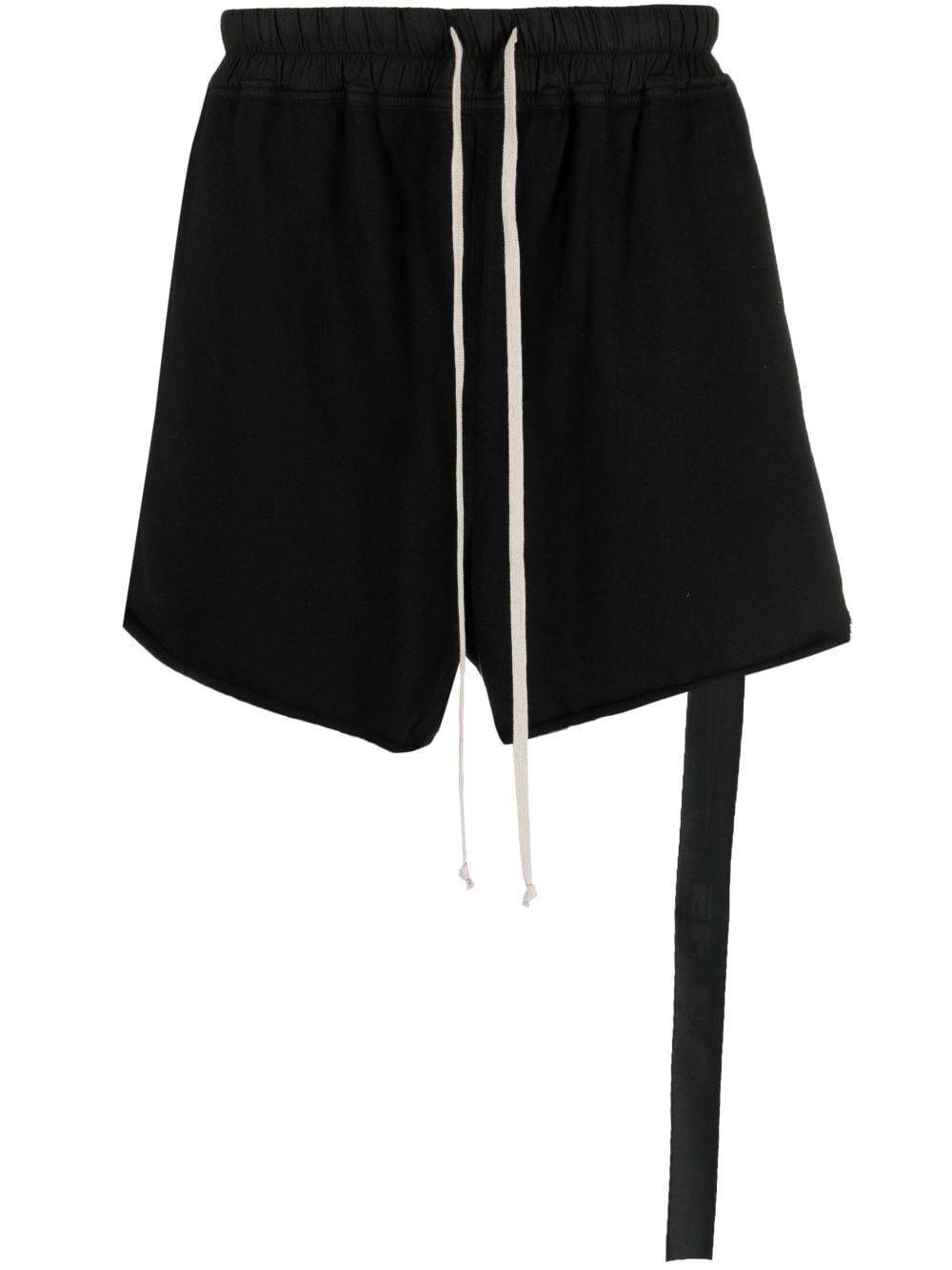 Rick Owens DRKSHDW drawstring waist cotton shorts - Black von Rick Owens DRKSHDW