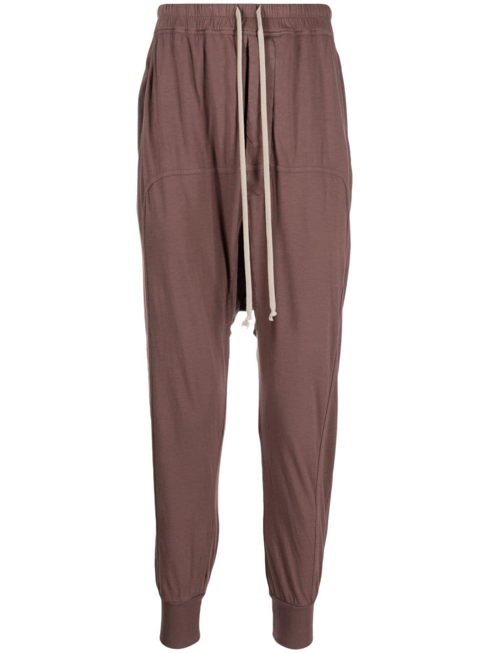 Rick Owens DRKSHDW drop-crotch cotton track pants - Purple von Rick Owens DRKSHDW