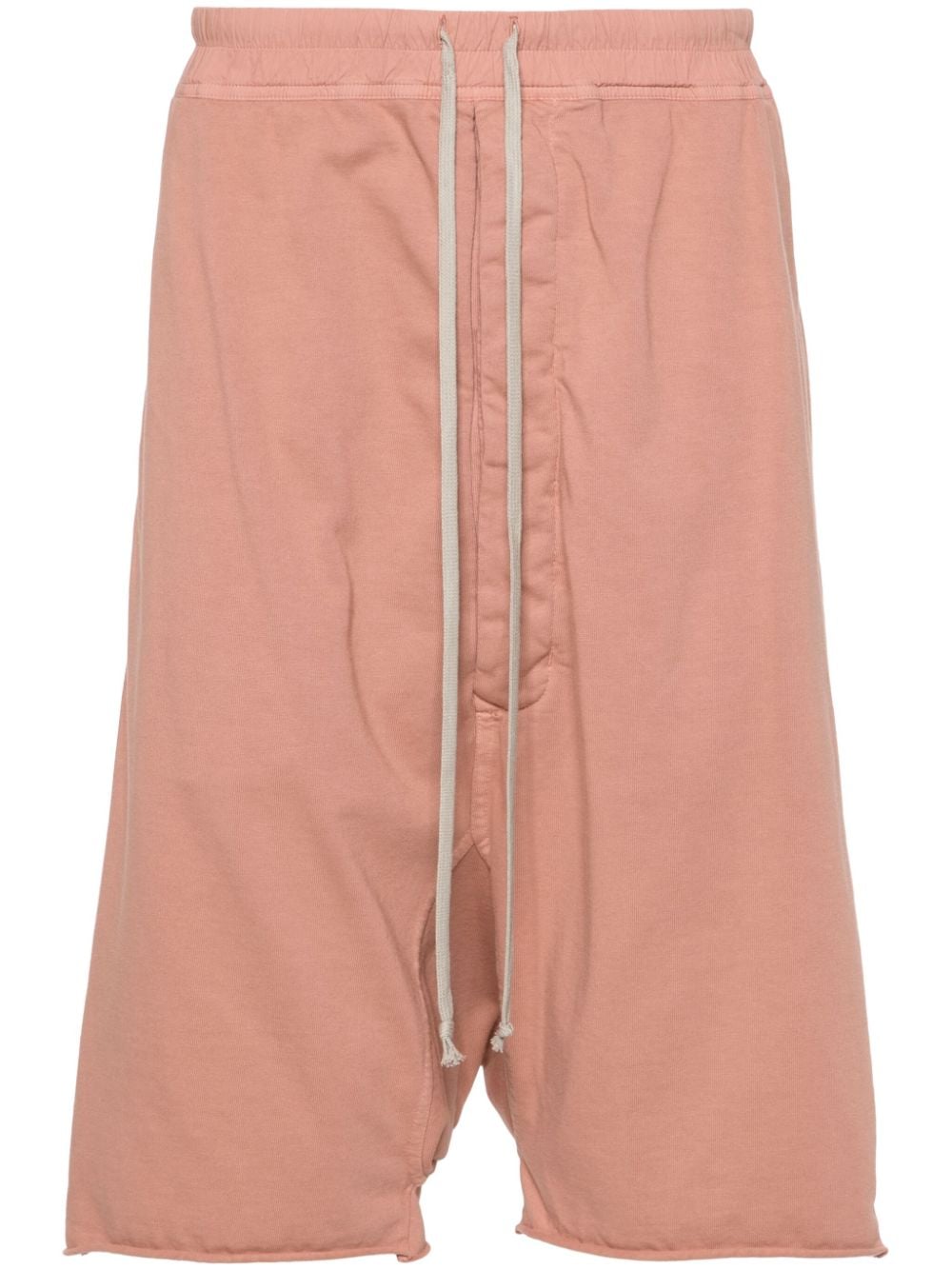 Rick Owens DRKSHDW drop-crotch cotton track shorts - Pink von Rick Owens DRKSHDW