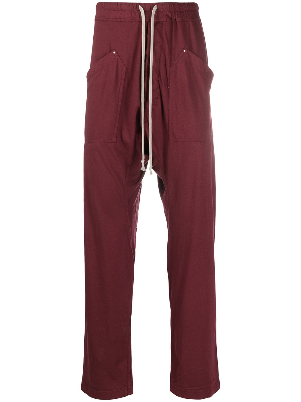 Rick Owens DRKSHDW drop-crotch track trousers - Red von Rick Owens DRKSHDW