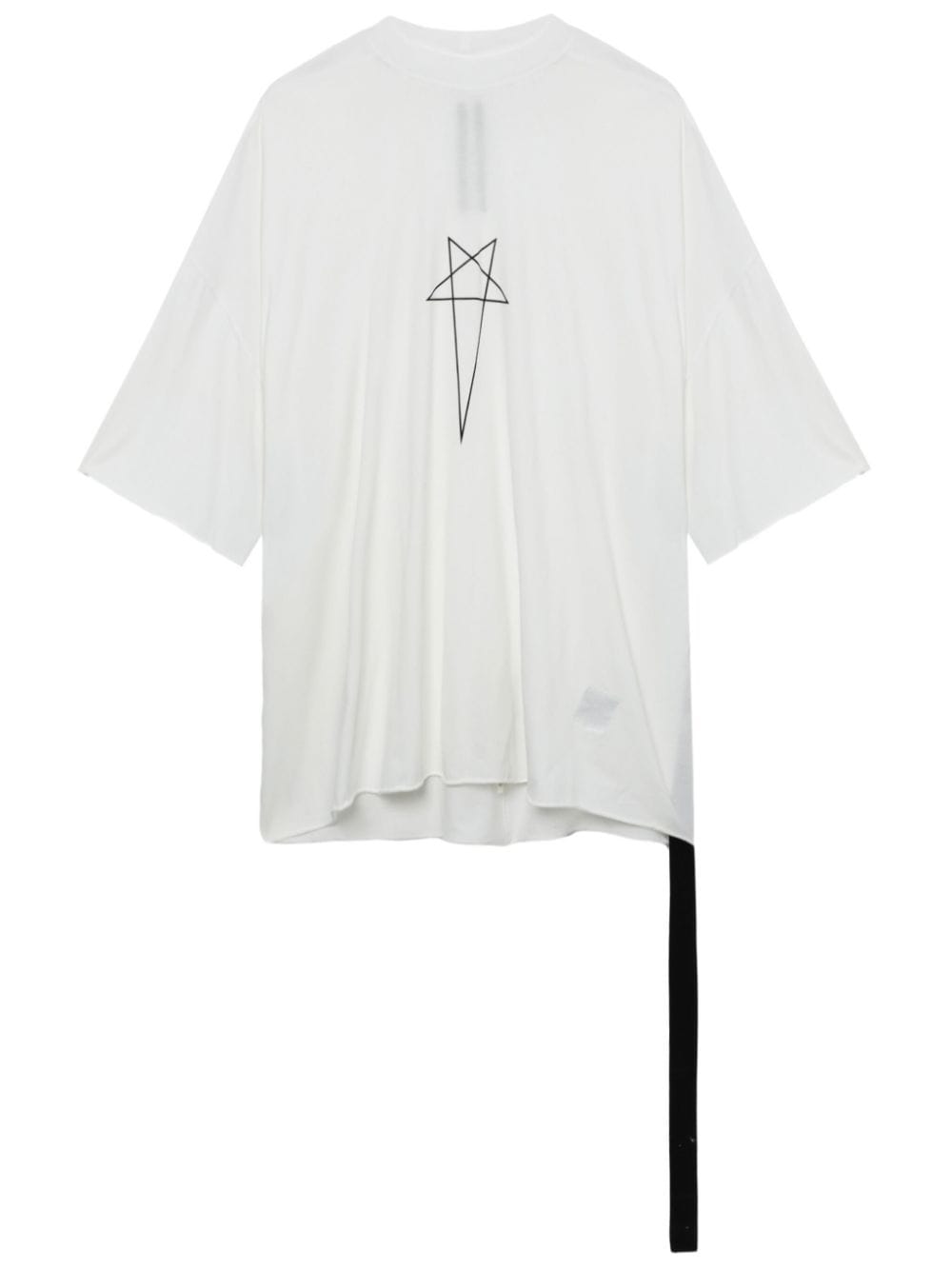 Rick Owens DRKSHDW graphic-print cotton t-shirt - White von Rick Owens DRKSHDW