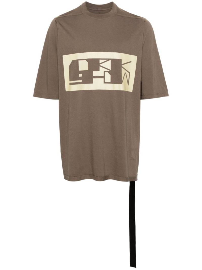 Rick Owens DRKSHDW logo-print cotton T-shirt - Brown von Rick Owens DRKSHDW