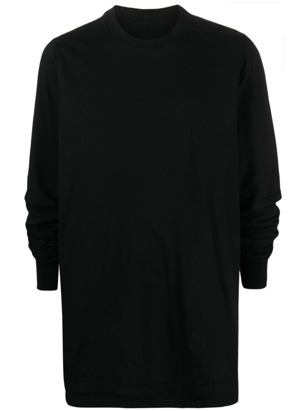 Rick Owens DRKSHDW long-length cotton jumper - Black von Rick Owens DRKSHDW