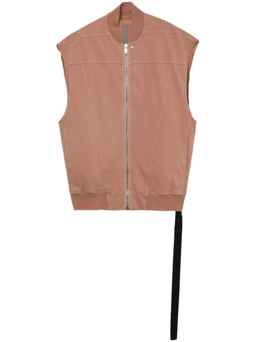 Rick Owens DRKSHDW zip-up cotton gilet - Orange von Rick Owens DRKSHDW