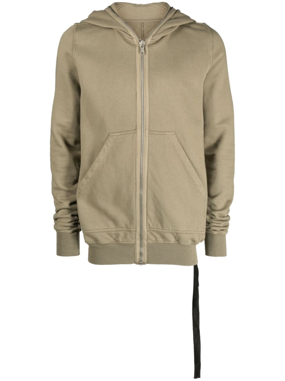 Rick Owens DRKSHDW zip-up cotton hoodie - Green von Rick Owens DRKSHDW