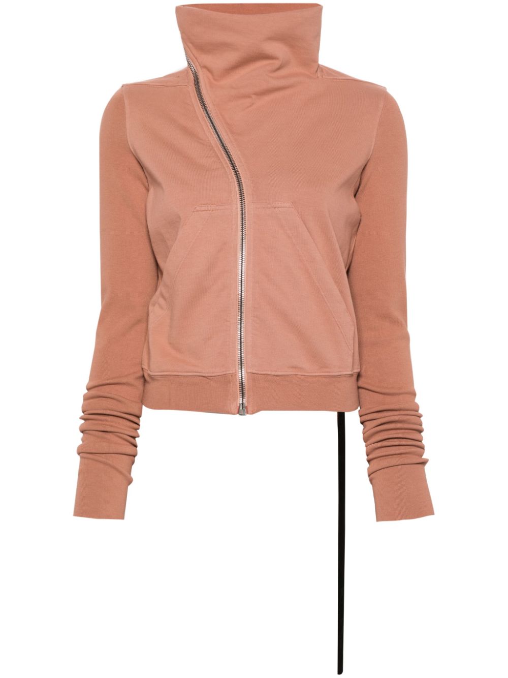 Rick Owens DRKSHDW zip-up cotton sweatshirt - Pink von Rick Owens DRKSHDW