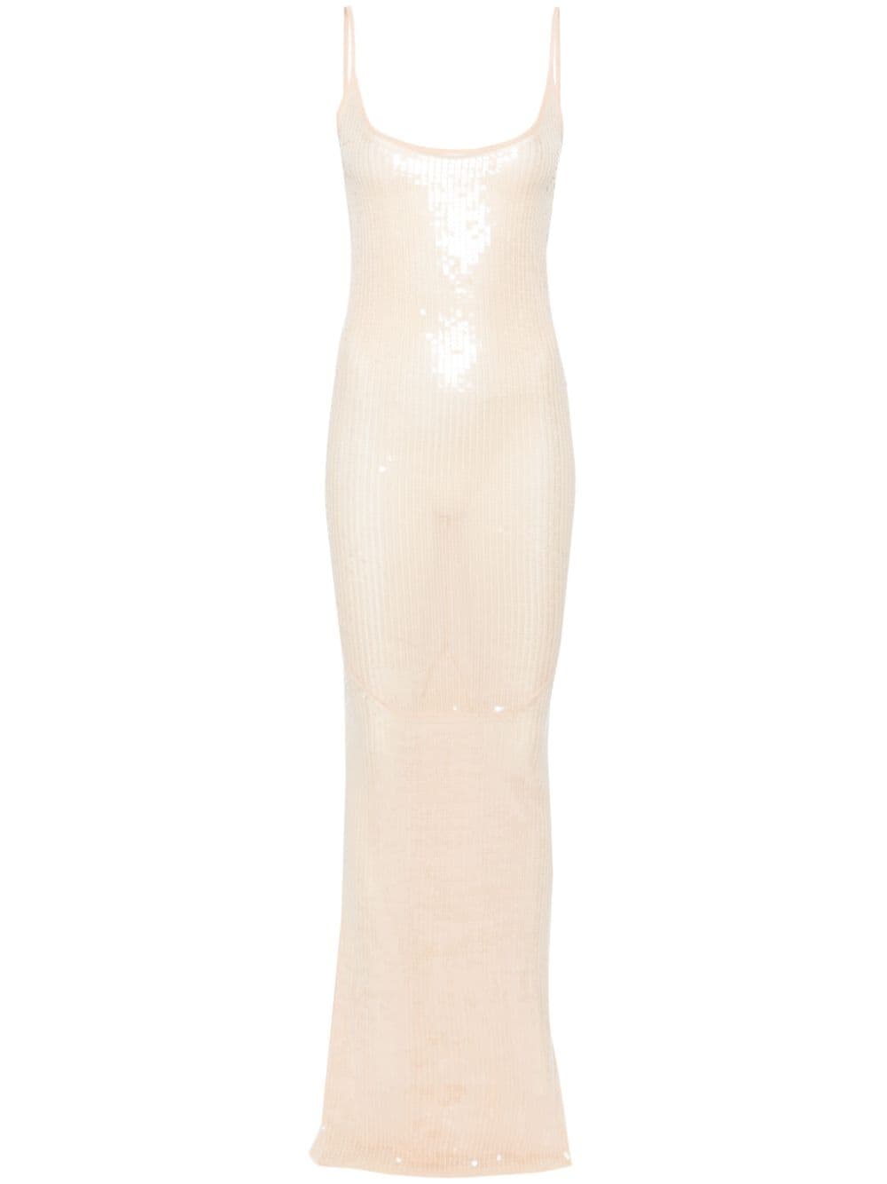 Rick Owens Lilies sequinned slip dress - Neutrals von Rick Owens Lilies