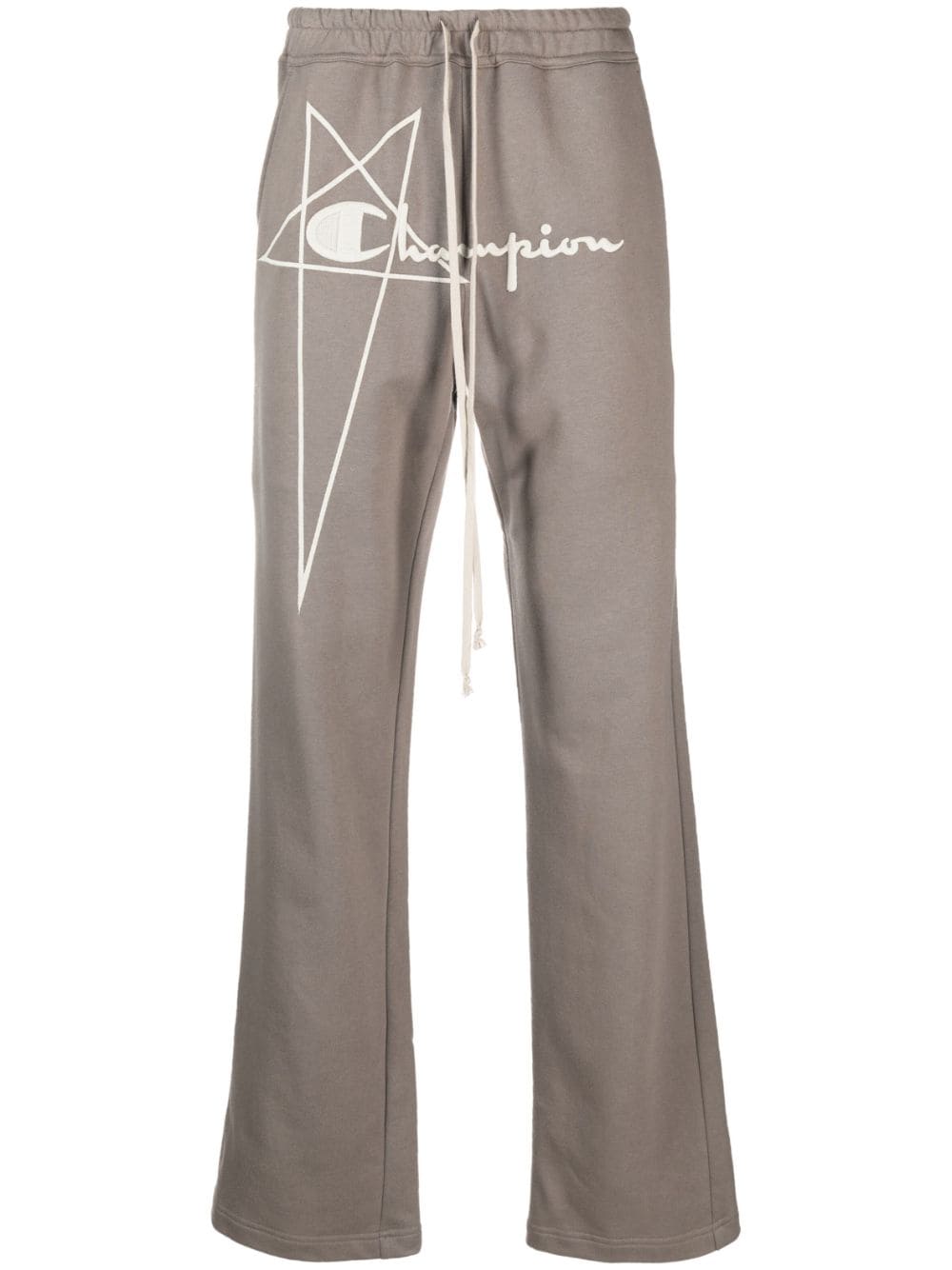 Rick Owens X Champion x Champion Dietrich logo-embroidered track pants - Brown von Rick Owens X Champion