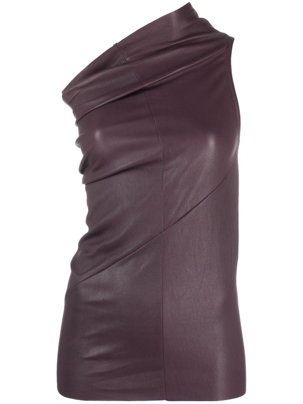 Rick Owens Athena leather tank top - Purple von Rick Owens