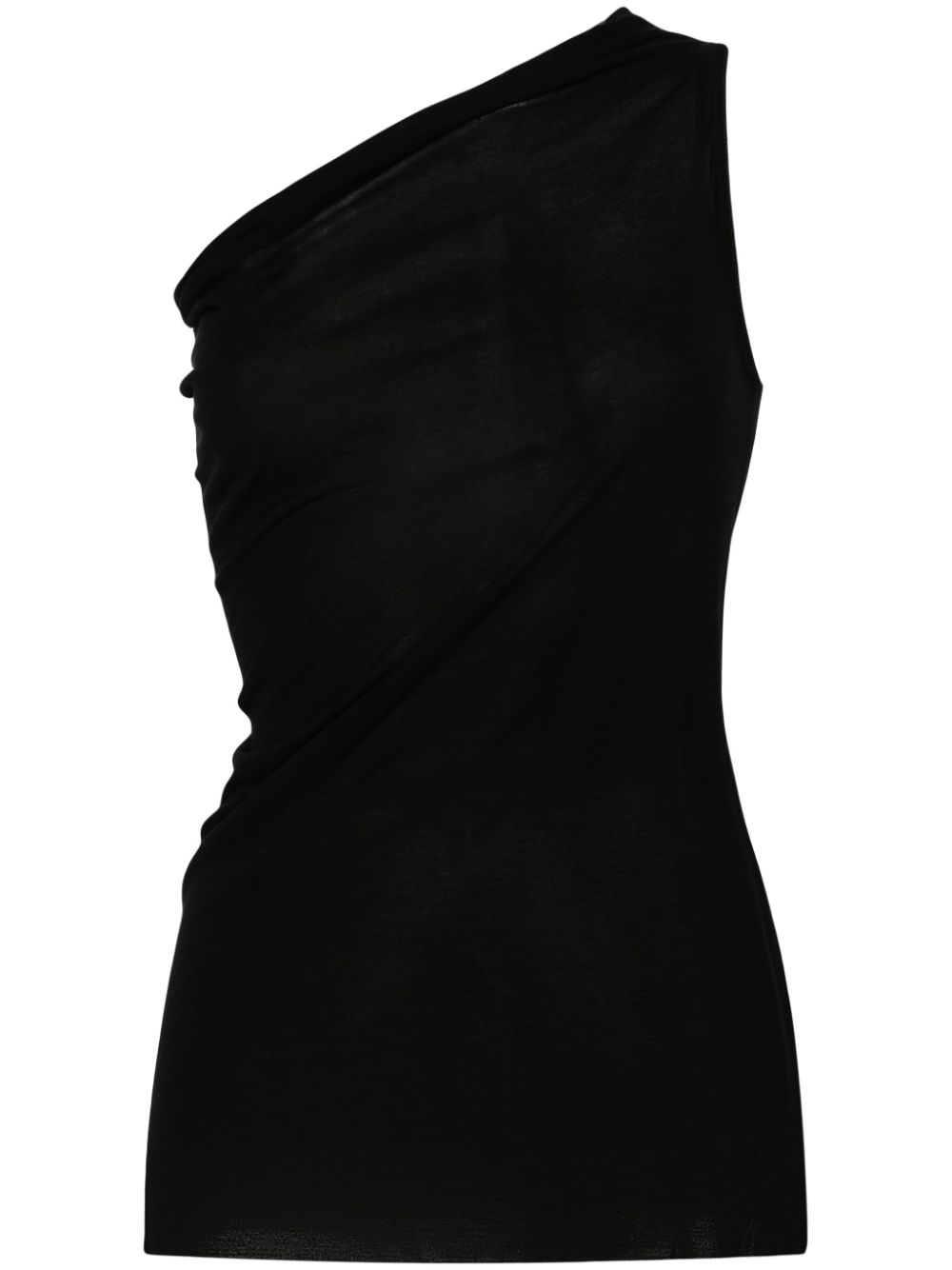 Rick Owens Athena one-shoulder top - Black von Rick Owens