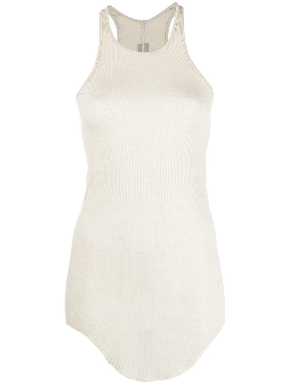 Rick Owens Basic ribbed tank top - Neutrals von Rick Owens