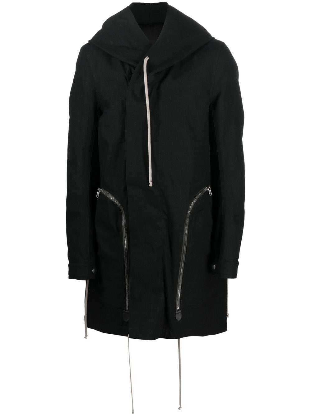 Rick Owens Bauhaus fishtail parka - Black von Rick Owens