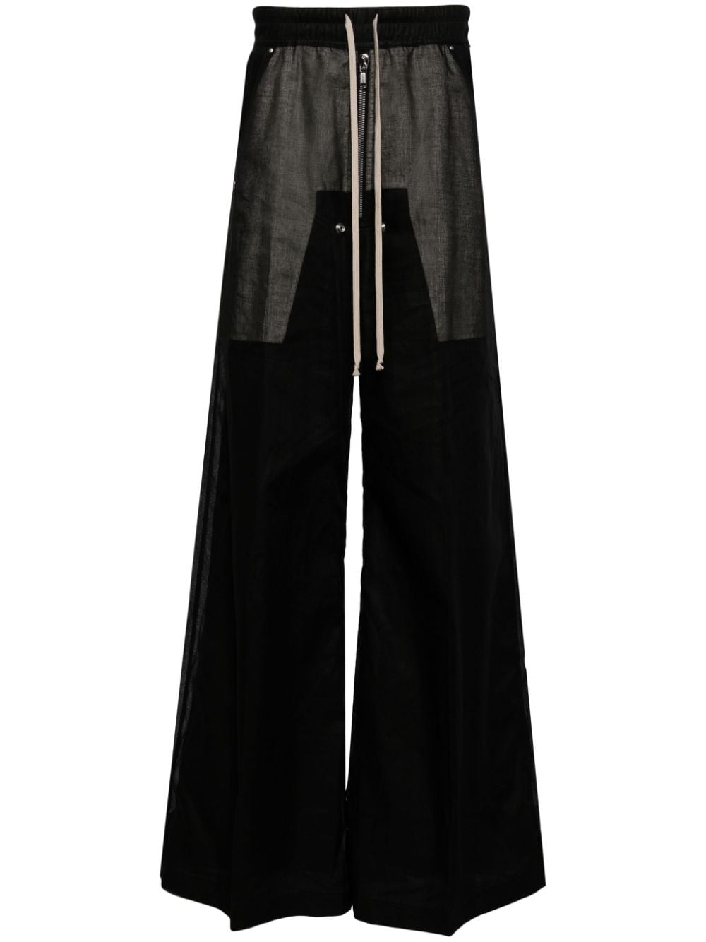 Rick Owens Bela wide-leg cotton trousers - Black von Rick Owens