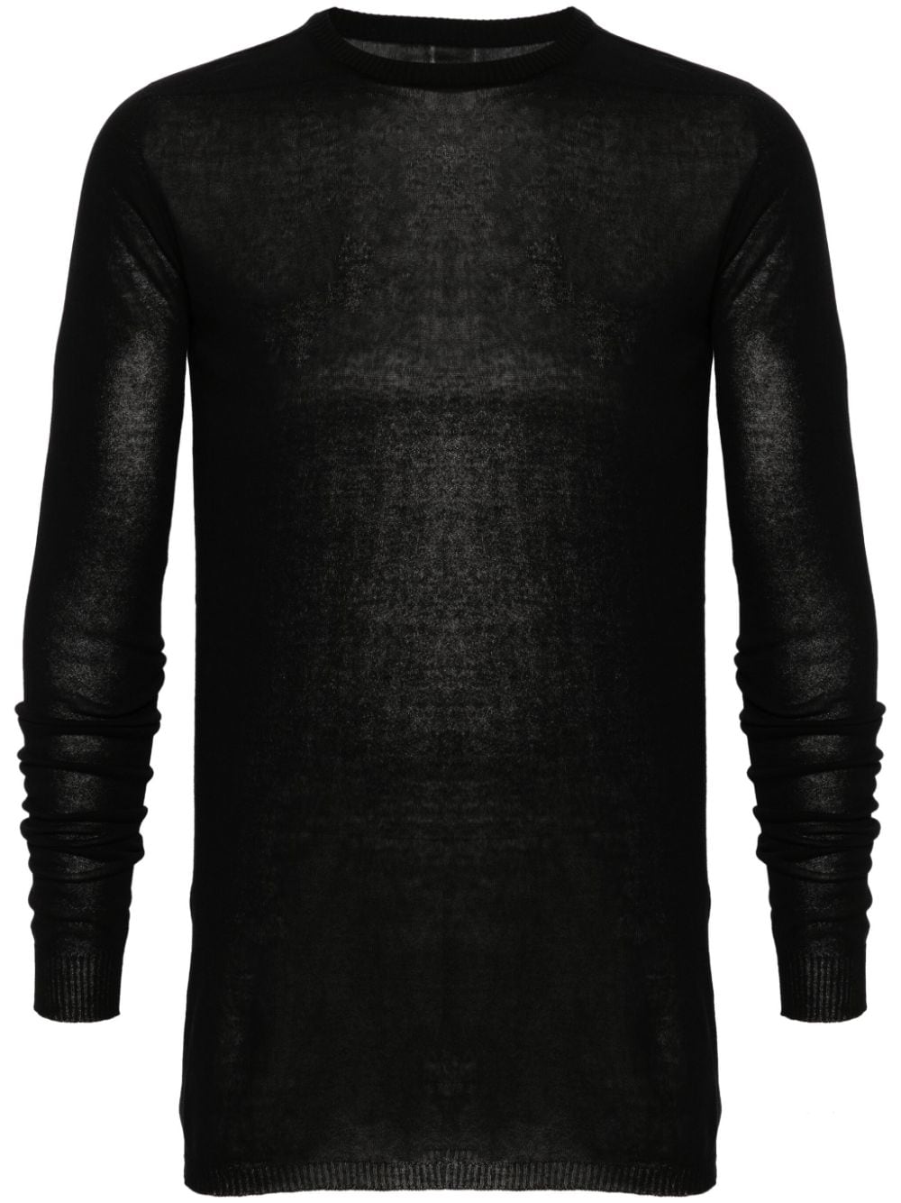 Rick Owens Biker Level knitted jumper - Black von Rick Owens